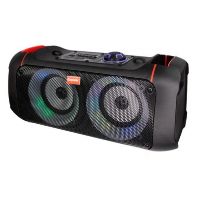 Caixa de Som Ecopower EP-2306 - USB/SD/Aux - - 1000W - Preto