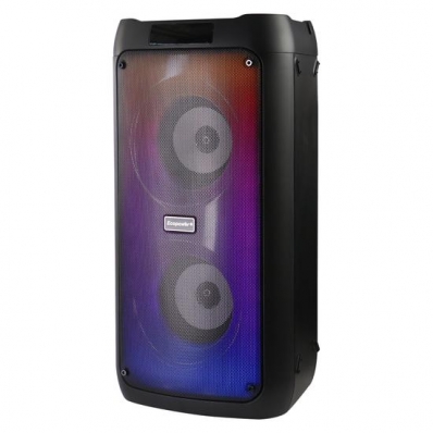 Caixa de Som Ecopower EP-S115 - USB/SD - - 30W - 2X 4" - Preto