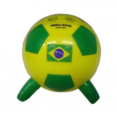 Caixa de som Speaker Hifi Bola Brasil USB