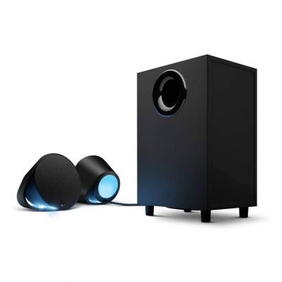 Caixa de som Speaker Logitech G560 Lightsync RGB 2.1 para PC - Preto (980-001310)