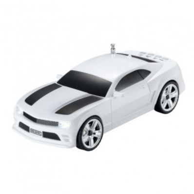 Caixa de som Wster Speaker WS-600RL USB/SD/FM Carrinho Branco