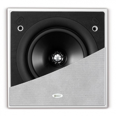Caixa para gesso Kef CI160.QS 6.5" 2VIAS Quadrada 125W Uni