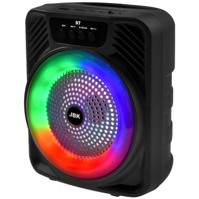 Caixa de som Speaker JBK S7 5 Watts RMS /Auxiliar - Preto
