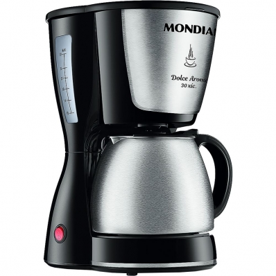 Cafeteira Mondial Dolce Arome C-37JI-30X 110V - Prata/Preto