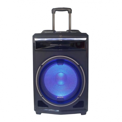 Caixa de Som Aiwa AW-POK8 Karaoke / USB / Microfone / 500W - Preto