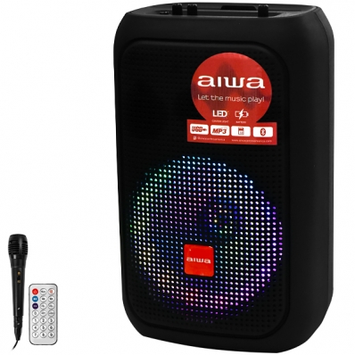 Caixa de Som Aiwa AWSPO6TW 8 Watts RMS e USB - Preta