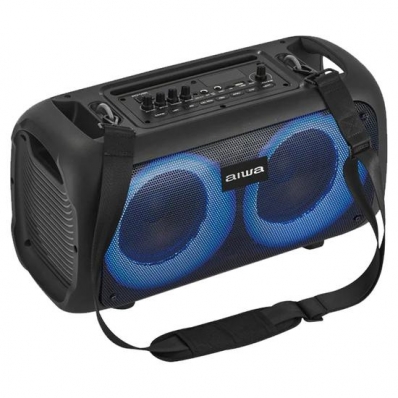 Caixa de Som Aiwa AWPOH35 - USB/Aux - - 400W - 1 Microfone - 2X 6.5" - Preto