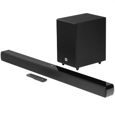 Caixa de Som JBL Cinema SB140 2.1CH 110 Watts com Bluetooth/HDMI/USB Bivolt - Preto