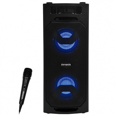 Caixa de Som Aiwa AWPOK5 2 de 5" 25 Watts RMS e USB Bivolt - Preta