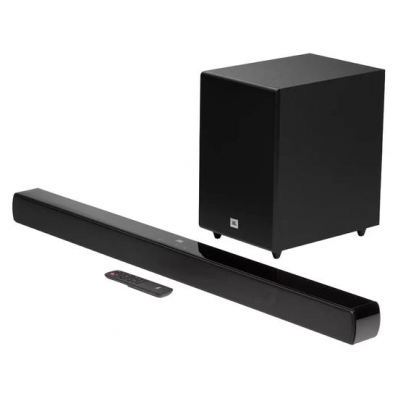 Caixa de Som JBL Cinema Soundbar 2.1 SB170 110W Bluetooth / HDMI / USB Bivolt - Preto