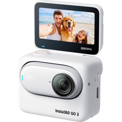 Camera de Acao INSTA360 Go 3 - 2.7K - A Prova DAgua - Branco