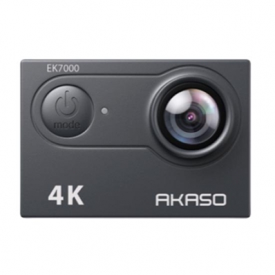 Camera de Video Akaso EK7000 / 20MP / 4K / 2 Baterias / Controle Remoto / Touch - Preto