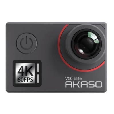 Camera de Video Akaso V50 Elite / 20MP / 4K / 8XZOOM / 2 Baterias / Touch - Cinza