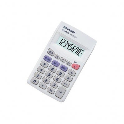 Calculadora Sharp EL-233SB 8 Digitos Branco