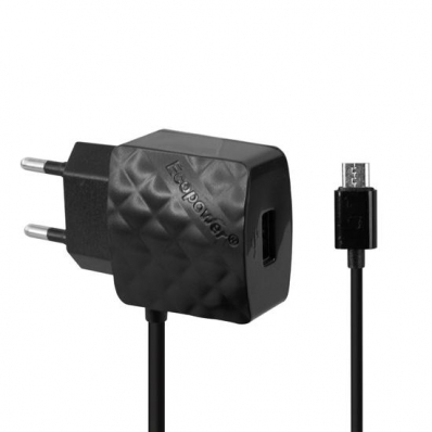 Carregador Ecopower EP-7070 - USB - com Cabo Micro USB - Preto