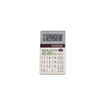 Calculadora Sharp 8 Digitos EL-244TB Branco