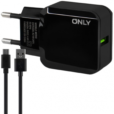 Carregador Micro USB Only MOD02 USB - Preto