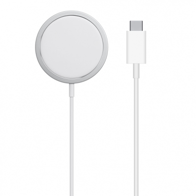 Carregador Wireless Apple Magsafe Charger A2140 MHXH3ZM/A USB-C - Branco