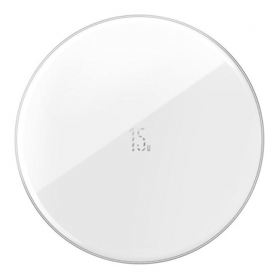 Carregador Sem Fio Baseus Baseus Simple WXJK-B02 15 W - White