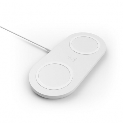 Carregador Wireless Belkin Dual Pad 10W - Branco WIZ002VFWH