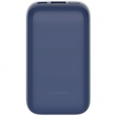 Carregador Portatil Xiaomi 33W Power Bank Pocket Edition Pro PB1030ZM 10.000 Mah Saidas USB e USB-C - Midnight Blue