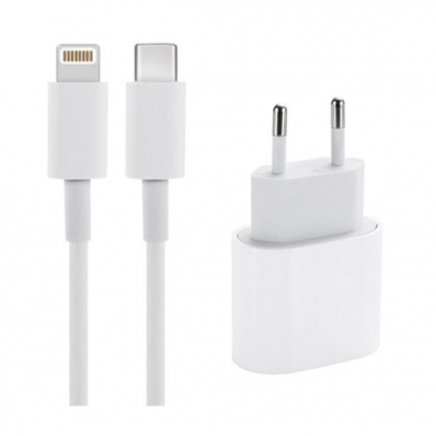 Carregador Apple Type C 12/13/14 20W com Cabo