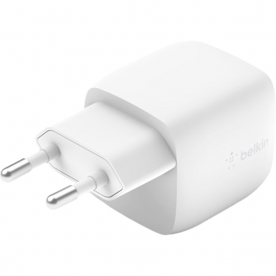 Carregador de Parede Belkin 30W USB-C Gan Branco Eu - WCH001VFWH