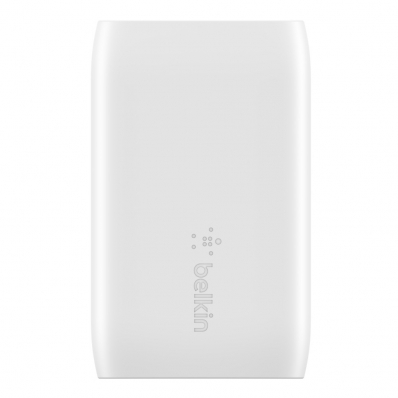 Carregador de Parede Belkin 37W Ac USB-C 25W, USB-A 12W + Cabo USB-C A Lightning Branco - WCB007DQ1MWH-B5