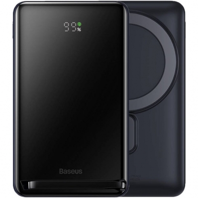 Carregador Portatil Magnetico Baseus Bracket 20 W 10.000 Mah - Preto (PPCX000003)