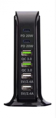 Carregador USB Sate A-R20U 6 Portas 30W 6X5V-1AMP