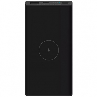 Carregador Wireless Xiaomi 10W Power Bank 10000 WPB15PDZM para Smartphones - Preto