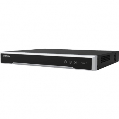Camera CCTV de Vigilancia NVR Hikvision DS-7616NI-K2/16P 16 CH 4K Ultra HD Poe - Preto