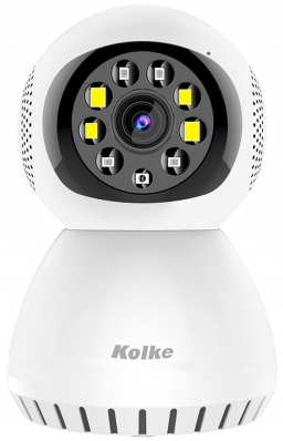 Camera de Seguranca IP Kolke Dual Band KUC-604 Full HD Wifi - Branco