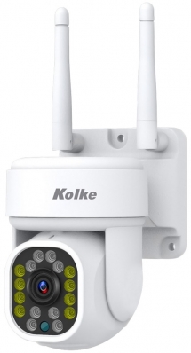 Camera de Seguranca IP PTZ Kolke Colorvu KUC-609 Wifi - Branco
