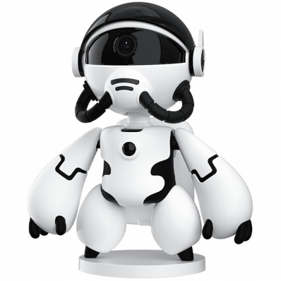 Camera IP Robot CT102-W HD com Wi-Fi e Microfone - Branco