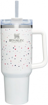 Caneca Termica com Canudo Stanley Travel Quencher 10-11338-013 (1.18L) Branco
