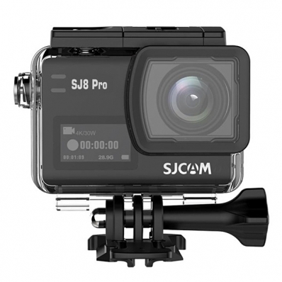 Camera de Acao Sjcam SJ8 Pro 12MP 4K com Wi-Fi - Preta