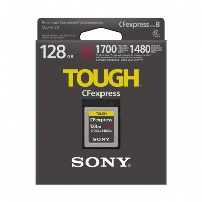 Cartão de Memória Cfexpress Sony Tipo B 1700/1480 MB/s 128 GB