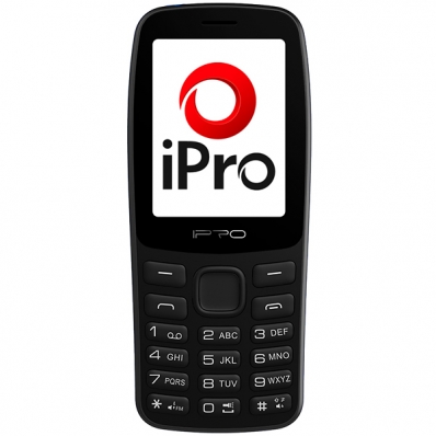 Celular Ipro A25 Dual Sim Tela de 1.8" Camera VGA e Radio FM - Preto/Azul