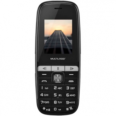 Celular Multilaser Up Play S076 Dual Sim Tela de 1.8" Camera VGA e Radio FM - Preto