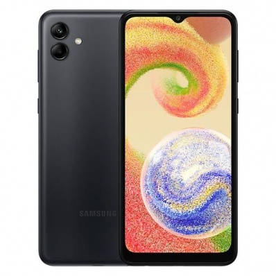 Celular Samsung A04E SM-A042M 32GB / 3GB Ram / Dual Sim / Tela 6.5" / Cameras 50MP+2MP e 5MP - Preto (Gar/ PY-Ar-Ur)