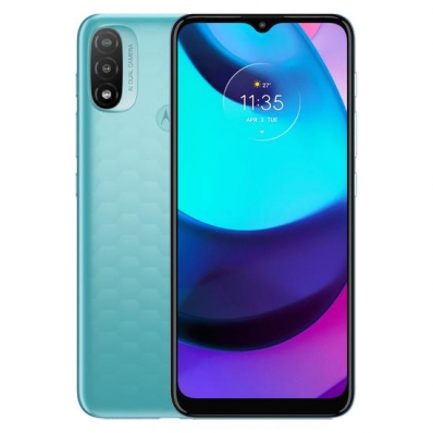 Celular Motorola E20 XT-2155-5 32GB / 2GB Ram / Dual Sim / Tela 6.5" / Camera Dupla - Azul Aqua