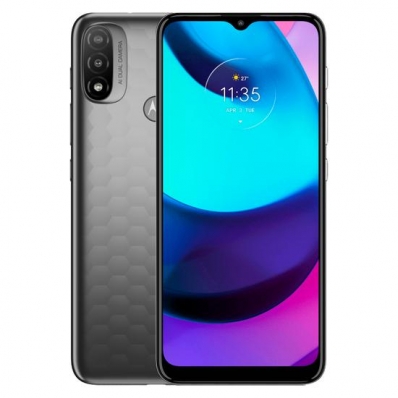Celular Motorola E20 XT-2155-6 32GB / 2GB Ram / Dual Sim / Tela 6.5" / Cameras 13MP+2MP e 5MP - Cinza