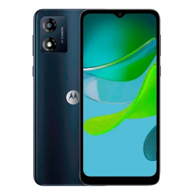 Celular Motorola Moto E13 XT-2345-3 64GB / 2GB Ram / Dual Sim / Tela 6.5" / Cameras 13MP e 5MP - Cosmic Preto