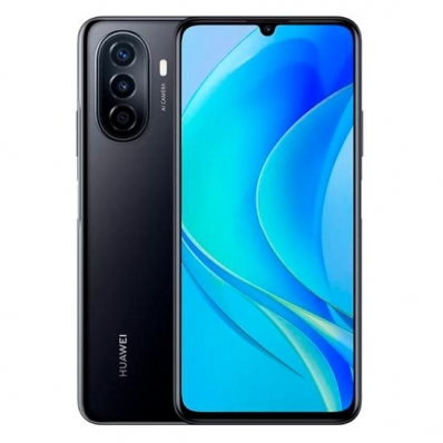Celular Huawei Nova Y70 MGA-LX3 128GB / 4GB Ram / Dual Sim / Tela 6.75" / Cameras 48MP+5MP+2MP e 8MP - Preto