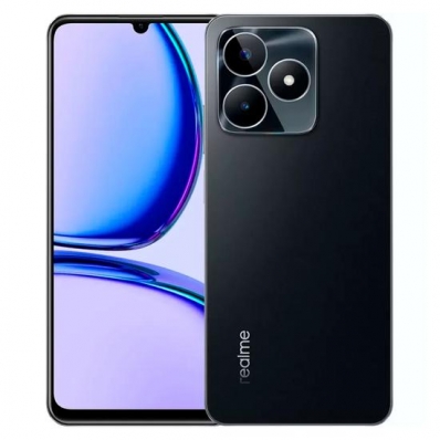 Celular Realme C53 RMX3760 128GB / 6GB Ram / Dual Sim / Tela 6.74" / Camera Dupla - MYGHTY Black (NFC)(Anatel)
