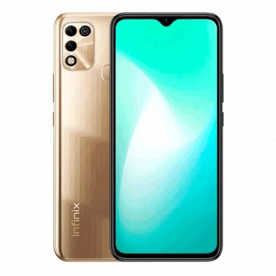 Celular Infinix Hot 11 Play X688B 128GB / 4GB Ram / Dual Sim / Tela 6.82"/ Cameras 13MP e 8MP - Sunset Gold (Anatel)