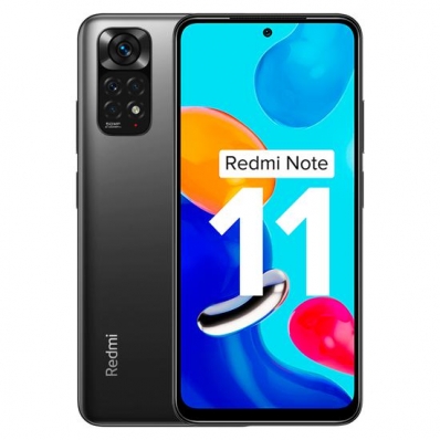 Celular Xiaomi Redmi Note 11 64GB / 4GB Ram / Dual Sim / Tela 6.43" / Cameras 50MP+8MP+2MP+2MP e 13MP / India - Preto