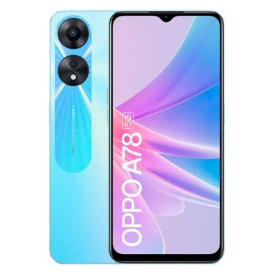 Celular Oppo A78 5G 128GB / 4GB Ram / Dual Sim / Tela 6.56" / Cameras 50MP+2MP e 8MP - Azul