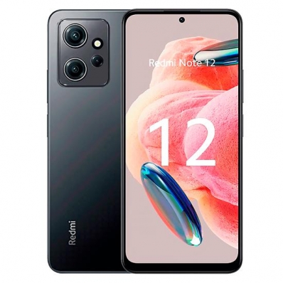 Celular Xiaomi Redmi Note 12 Global 4G / 256GB / 8GB Ram / Dual Sim / Tela 6.67" / Camera Tripla - Onyx Gray